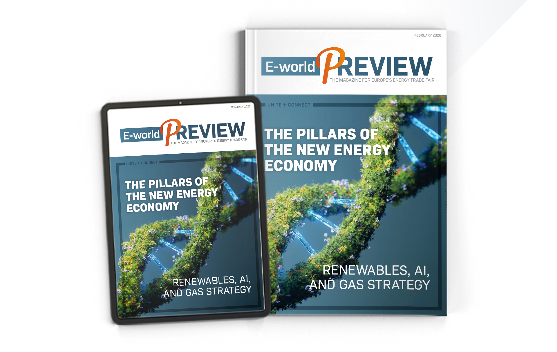 Anzeige im Messemagazin E-world P_Review