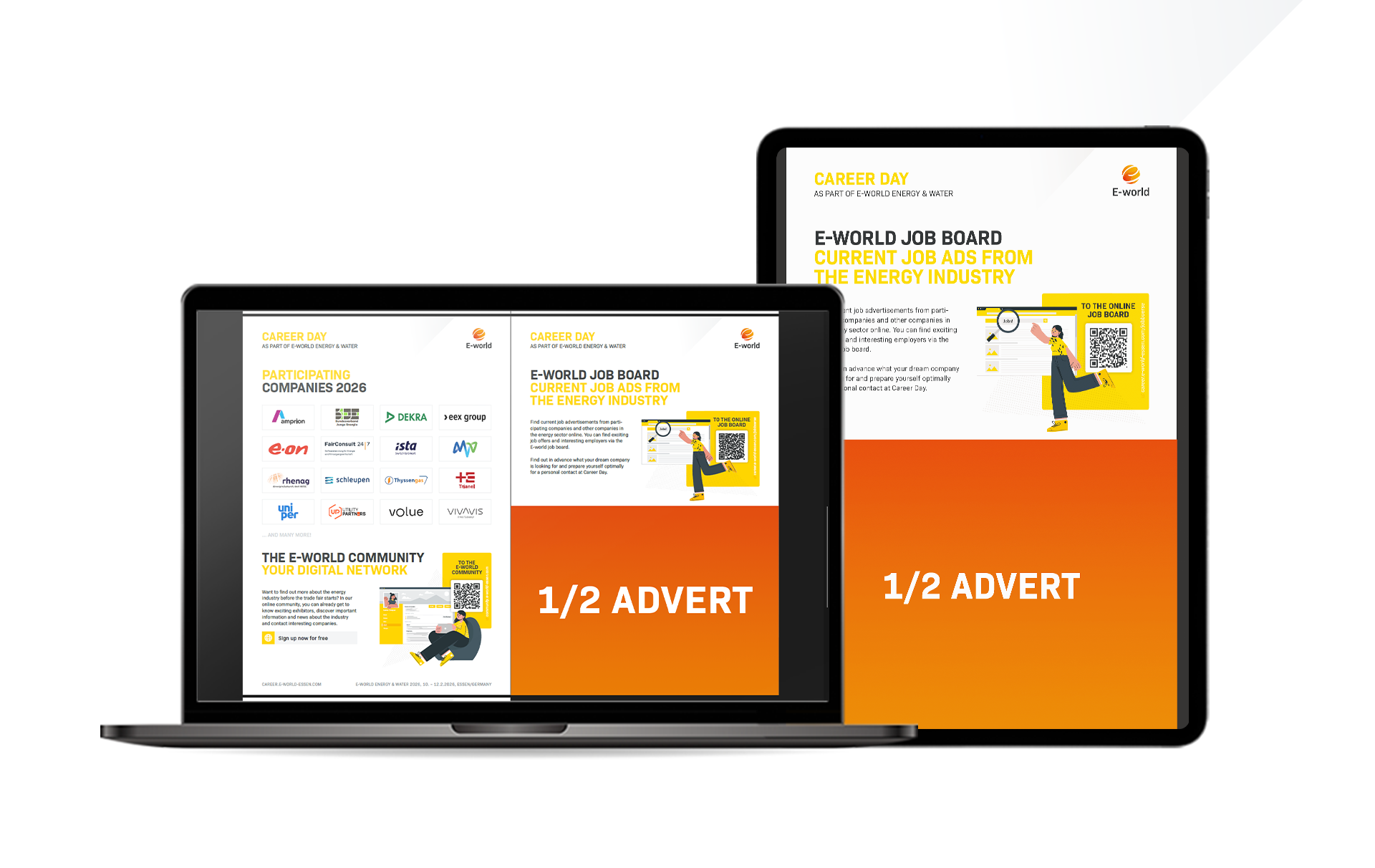 Anzeige im E-world Career Day Flyer