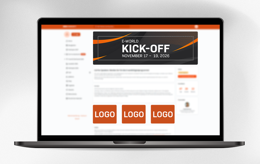 Sponsoring E-world Kick-off